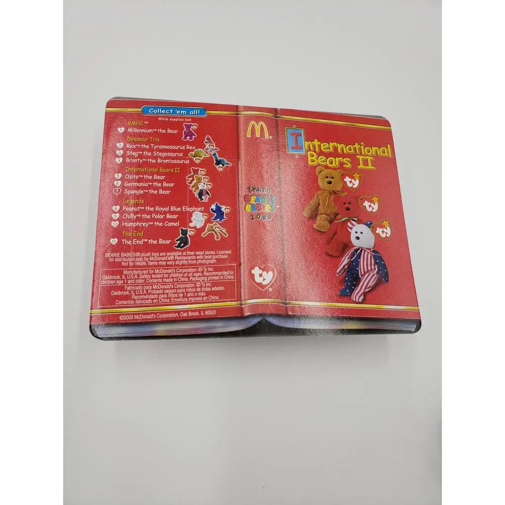 Ty McDonalds Teenie Original Beanie Spangle the Bear - New in Box